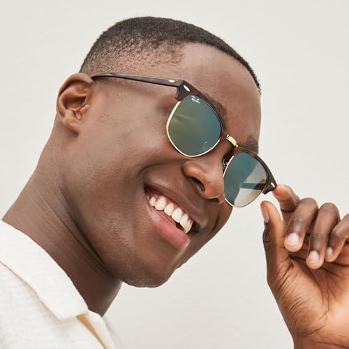 Óculos de Sol Ray-Ban Clubmaster 0RB3016 1367B1 Tam 51 / Cinza